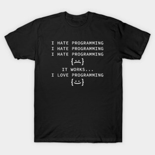I Hate Programming T Shirt (1)